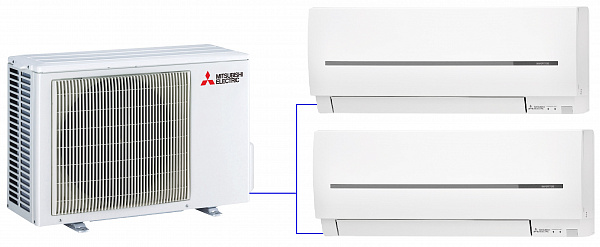 Мультисистема Стандарт с инвертором MXZ-2D53VA / MSZ-SF25VE / MSZ-SF35VE