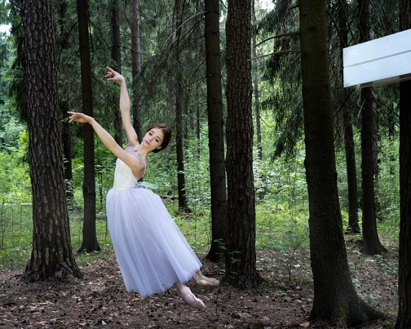 Рекламная фотосъемка с Жанной Губановой (балерина)