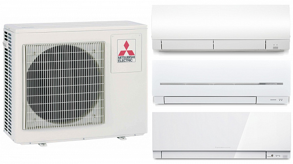 Мультисистема MXZ-3E54VA ER2: MSZ-FH25VE/MSZ-SF20VA/MSZ-EF25VE3W